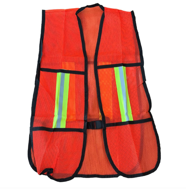 CHALECO FLUOR NARANJA C/REFLE